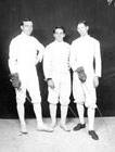 1909 Illinois Athletic Club stars Alfred Sauer, Arthur G.Fox, James W. Knox